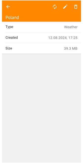 إضافة الطقس في أندرويد