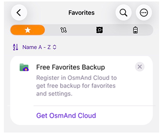 إجراءات المفضلة iOS