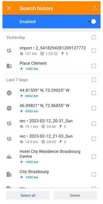 إعدادات عامة السجل أندرويد