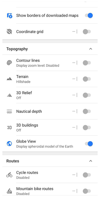 عرض الكرة الأرضية