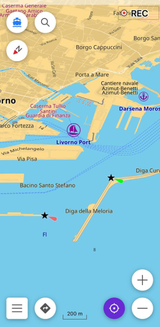 خرائط بحرية