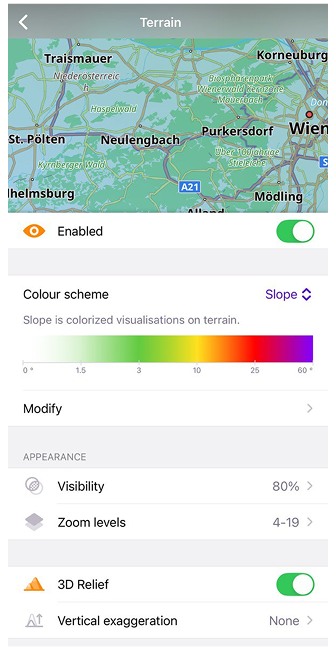 لوحة الألوان