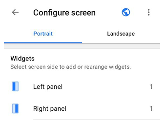 تخطيط شاشة الخريطة