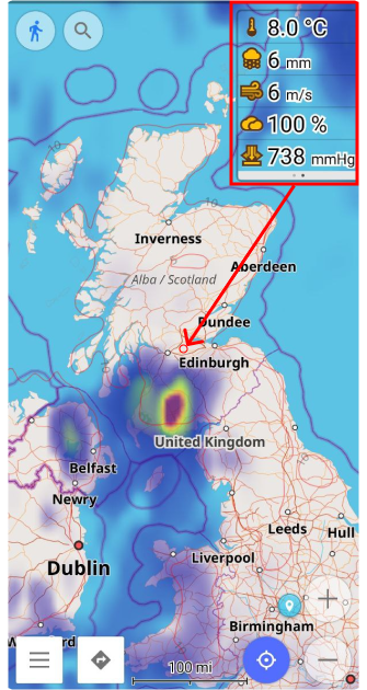 أدوات الطقس على أندرويد