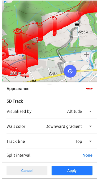 3D tracks Android