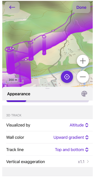 3D tracks iOS