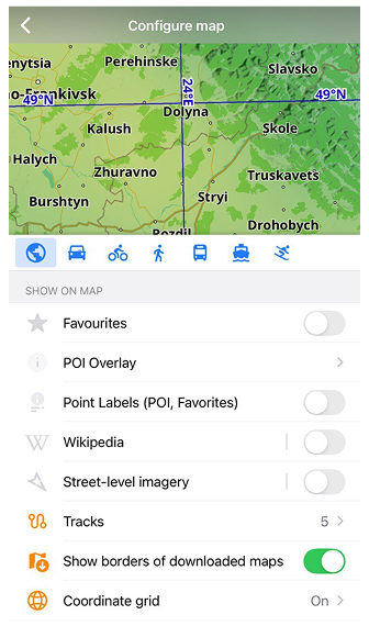 Configure map android