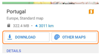 Aktion Vektorkarte herunterladen Android