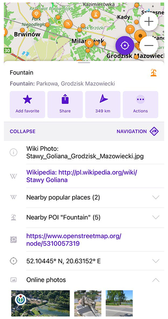 Kontextmenü iOS