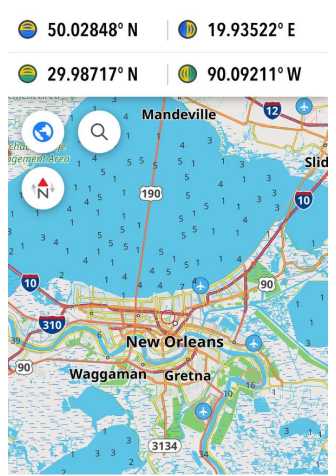 Koordinaten-Widget iOS