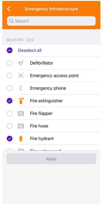 Benutzerdefinierte POI-Typen iOS