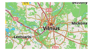 Kartenstraßenstil fette Umrandung