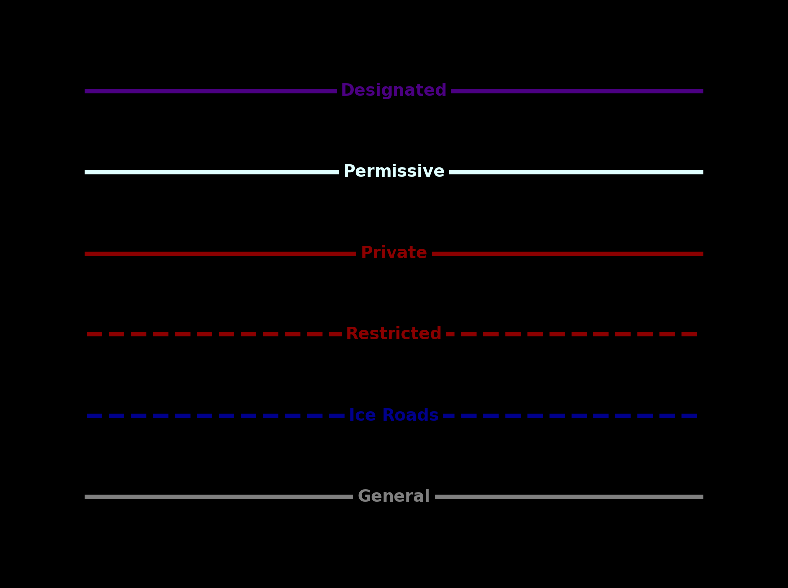 Schneemobil-Kartenstil: Nachtmodus