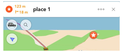 Annäherung an POIs/Favoriten iOS