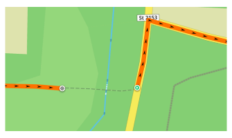 Track-Menü Darstellung Start- und Ziel-Symbole Android