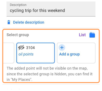 Grupo de Favoritos Android