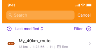 Pistas de Mis lugares