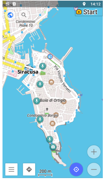 Las notas están en el mapa