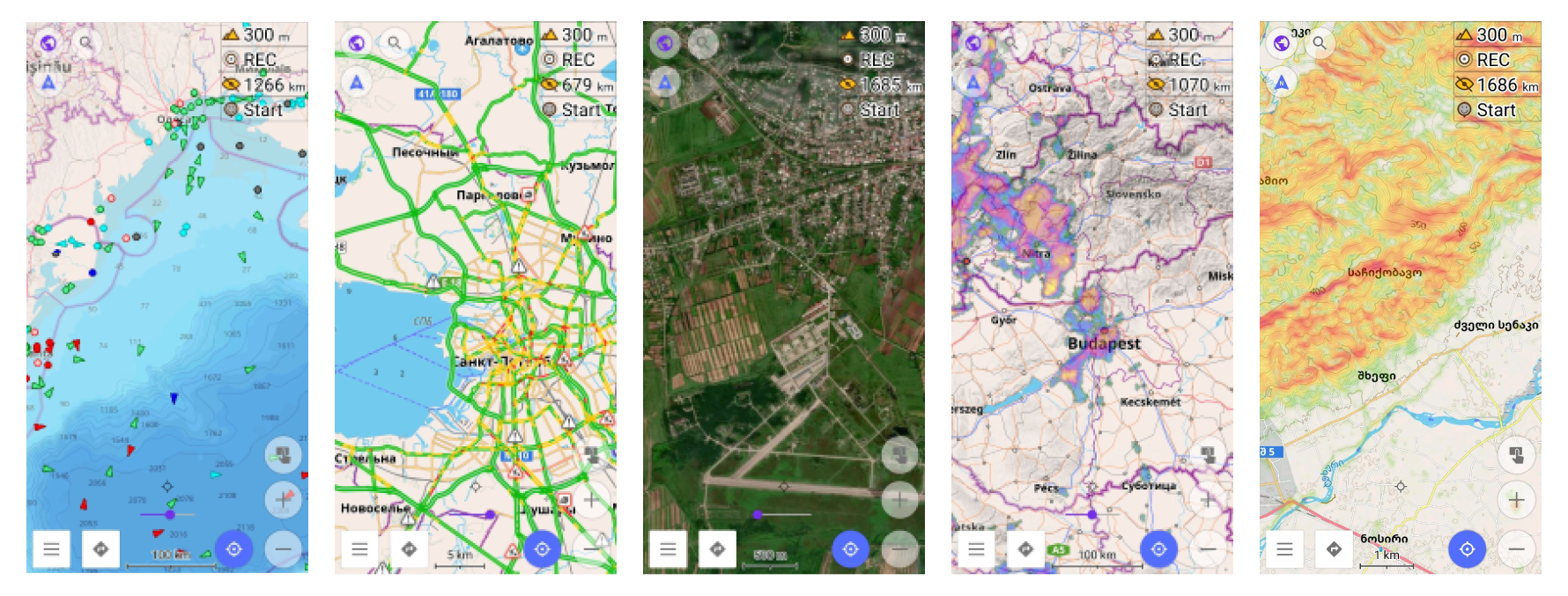 Visión general de los mapas en línea
