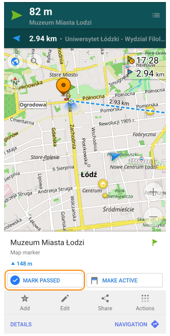 Pasar Marcador Android 1
