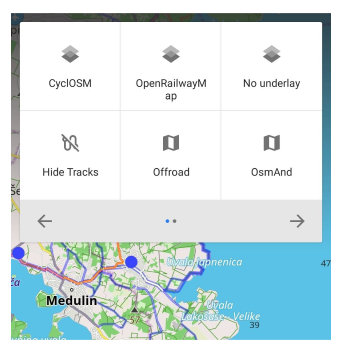 Widget de acción rápida