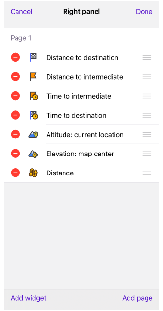 Menu Configurer l&#39;écran
