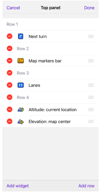 Menu Configurer l&#39;écran