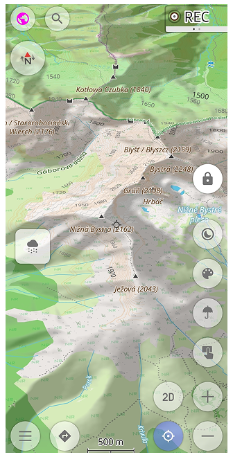 Grille pour les boutons_v_android