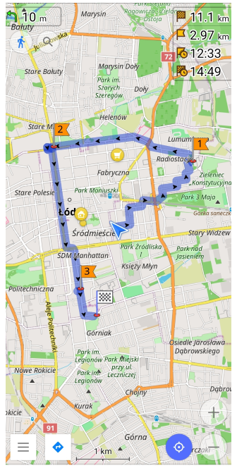 Différence navigation par marqueur Android