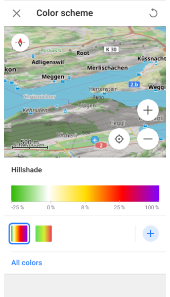 Modifier le jeu de couleurs
