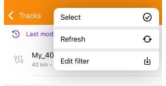 Gestion des Dossiers intelligents de Mes lieux iOS