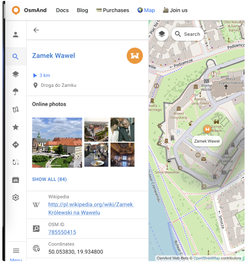 Menu contestuale PDI