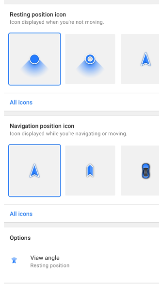 Aspetto La mia posizione