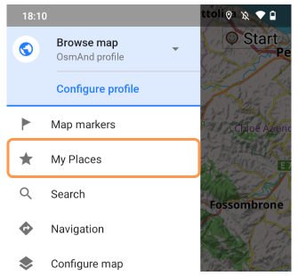 I miei luoghi android