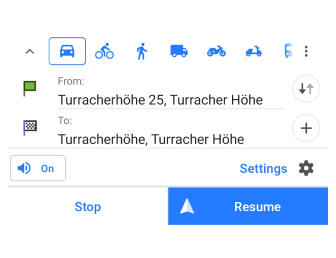 Riprendi navigazione Android