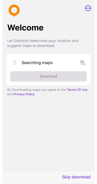 Scarica mappa iOS