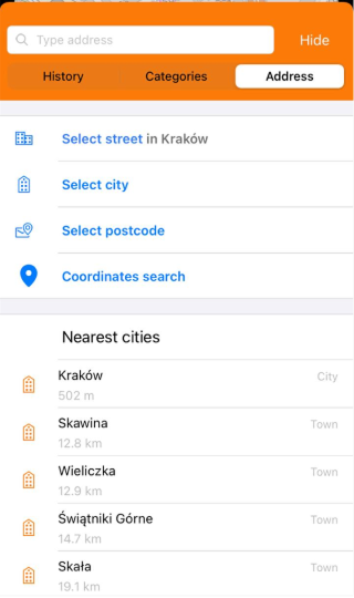 Ricerca iOS