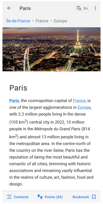 Articolo delle guide di viaggio