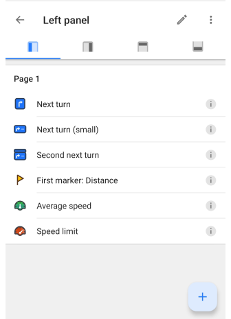 Menu Scherm configureren