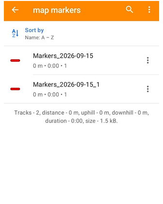Punt opslaan coördinaten invoeren Android 2