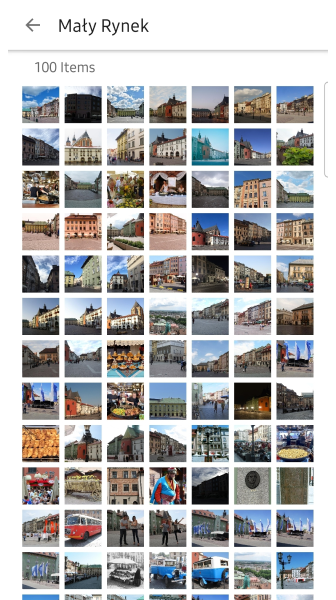 Online foto&#39;s contextmenu Android