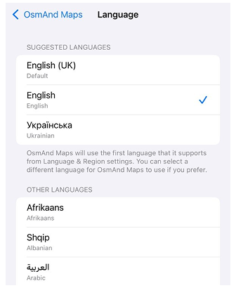 Algemene Instellingen Taal iOS