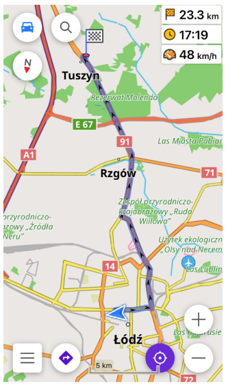 Navigatiescherm iOS 1