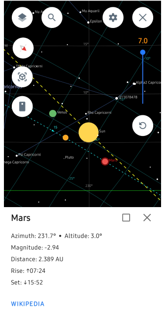 Objectinformatie-popup