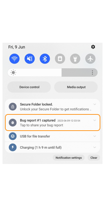 Stuur crash logs vanaf Android 4