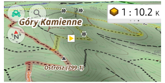 Widżet poziomu powiększenia Android 2