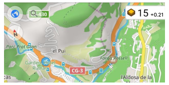 Widżet poziomu powiększenia Android 1