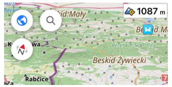Widżet wysokości iOS