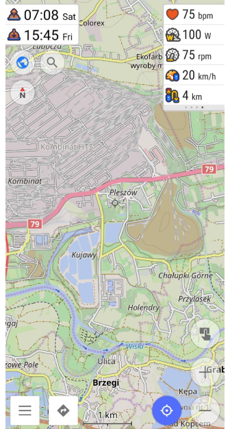 Widżety czujników zewnętrznych Android