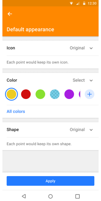 Funkcje folderu ulubionych android